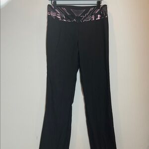 Joe Benbasset Black Pants with Pink Waistband
